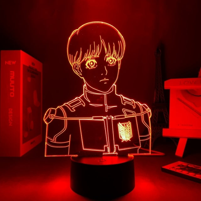 Anime Light Attack on Titan 4 Eren Yeager Home Decor USB Light Decoration Bedroom Motion Sensor Light led lamp Led Light Fixture