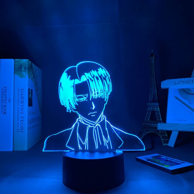 Anime Light Attack on Titan 4 Eren Yeager Home Decor USB Light Decoration Bedroom Motion Sensor Light led lamp Led Light Fixture