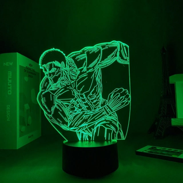 Anime Light Attack on Titan 4 Eren Yeager Home Decor USB Light Decoration Bedroom Motion Sensor Light led lamp Led Light Fixture