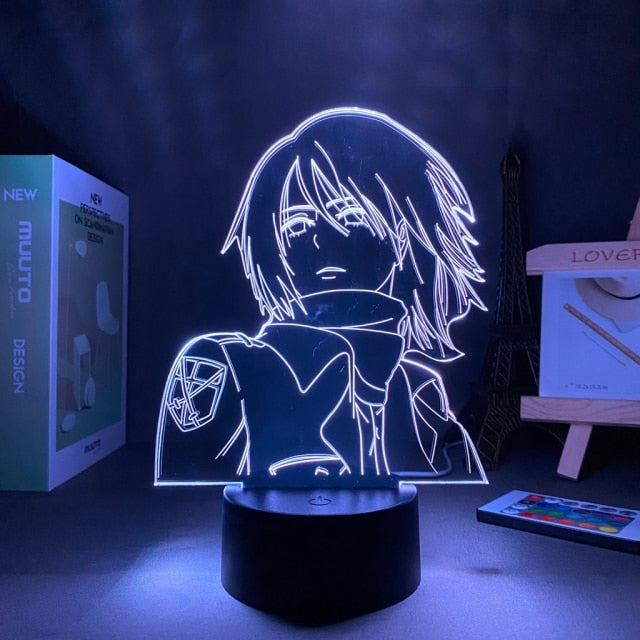 Anime Light Attack on Titan 4 Eren Yeager Home Decor USB Light Decoration Bedroom Motion Sensor Light led lamp Led Light Fixture