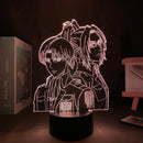 Anime Light Attack on Titan 4 Eren Yeager Home Decor USB Light Decoration Bedroom Motion Sensor Light led lamp Led Light Fixture