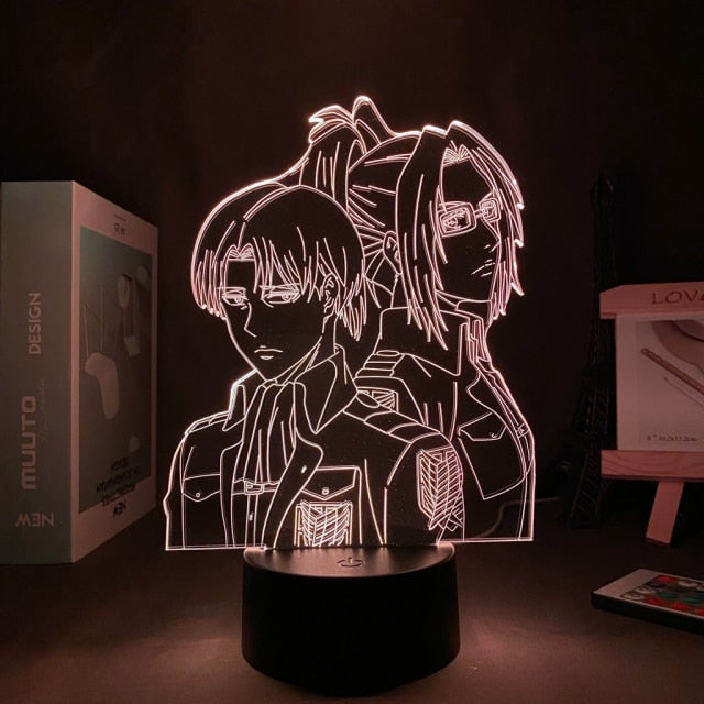 Anime Light Attack on Titan 4 Eren Yeager Home Decor USB Light Decoration Bedroom Motion Sensor Light led lamp Led Light Fixture