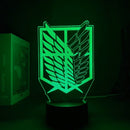 Anime Light Attack on Titan 4 Eren Yeager Home Decor USB Light Decoration Bedroom Motion Sensor Light led lamp Led Light Fixture