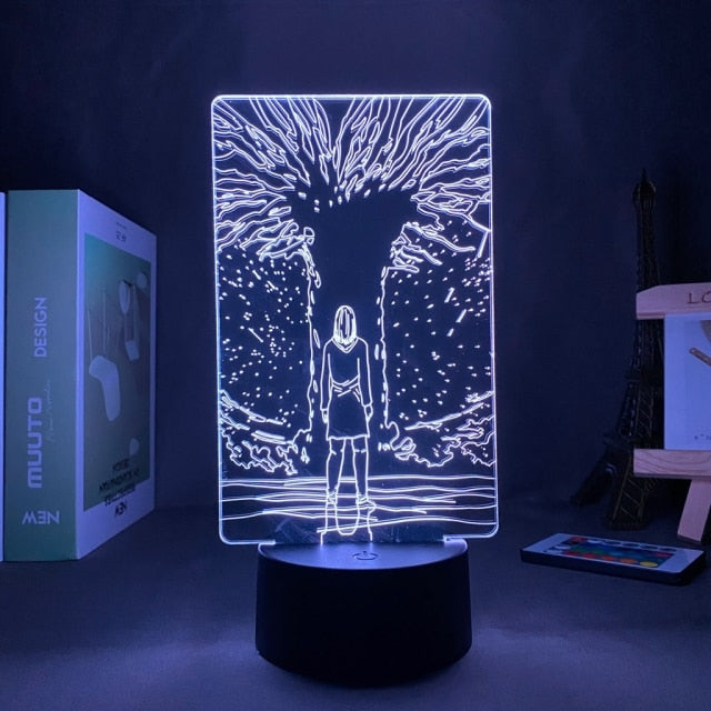 Anime Light Attack on Titan 4 Eren Yeager Home Decor USB Light Decoration Bedroom Motion Sensor Light led lamp Led Light Fixture