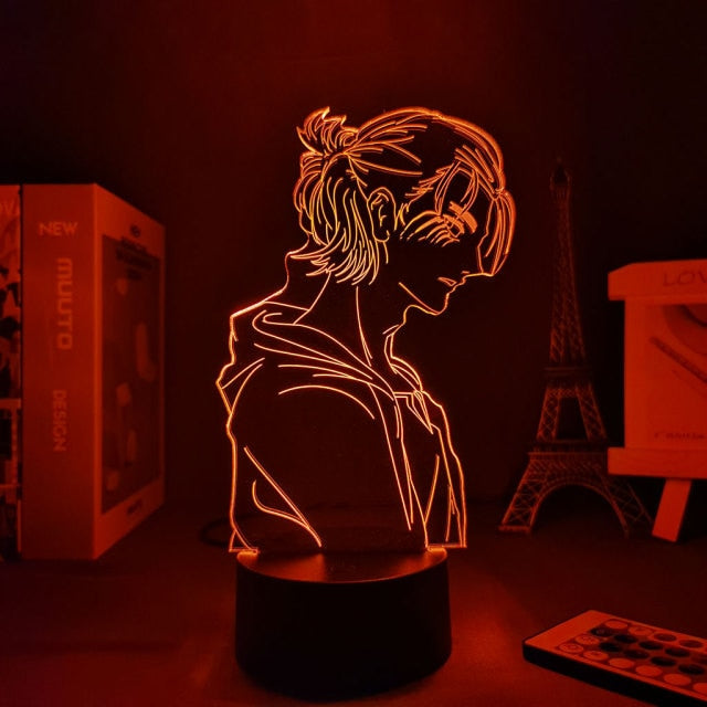 Anime Light Attack on Titan 4 Eren Yeager Home Decor USB Light Decoration Bedroom Motion Sensor Light led lamp Led Light Fixture