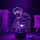 Anime Light Attack on Titan 4 Eren Yeager Home Decor USB Light Decoration Bedroom Motion Sensor Light led lamp Led Light Fixture