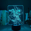 Anime Light Attack on Titan 4 Eren Yeager Home Decor USB Light Decoration Bedroom Motion Sensor Light led lamp Led Light Fixture