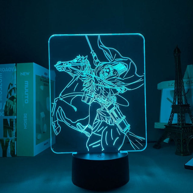 Anime Light Attack on Titan 4 Eren Yeager Home Decor USB Light Decoration Bedroom Motion Sensor Light led lamp Led Light Fixture