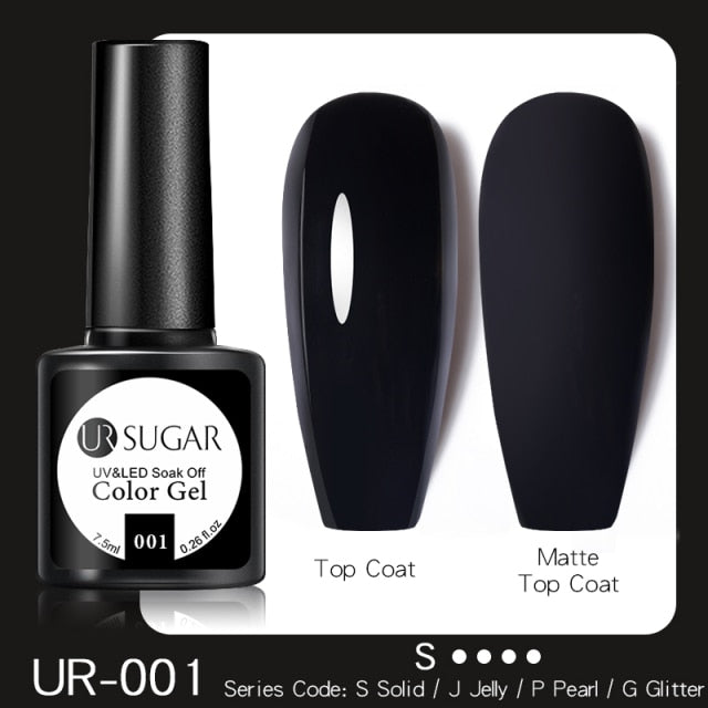 UR SUGAR Reflective Glitter Gel Nail Polish Shiny Nail Gel Semi Permanent Nail Art Varnishes For  Need Base Top Coat