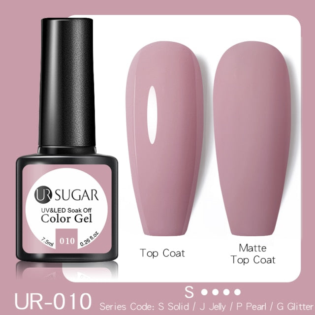 UR SUGAR Reflective Glitter Gel Nail Polish Shiny Nail Gel Semi Permanent Nail Art Varnishes For  Need Base Top Coat