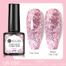 UR SUGAR Reflective Glitter Gel Nail Polish Shiny Nail Gel Semi Permanent Nail Art Varnishes For  Need Base Top Coat