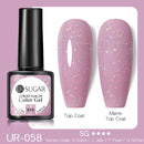 UR SUGAR Reflective Glitter Gel Nail Polish Shiny Nail Gel Semi Permanent Nail Art Varnishes For  Need Base Top Coat