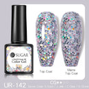 UR SUGAR Reflective Glitter Gel Nail Polish Shiny Nail Gel Semi Permanent Nail Art Varnishes For  Need Base Top Coat