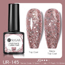 UR SUGAR Reflective Glitter Gel Nail Polish Shiny Nail Gel Semi Permanent Nail Art Varnishes For  Need Base Top Coat