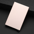 Credit Card Holder Men Slim Anti Protect Travel ID Cardholder Women Rfid Wallet Metal Case Porte Carte