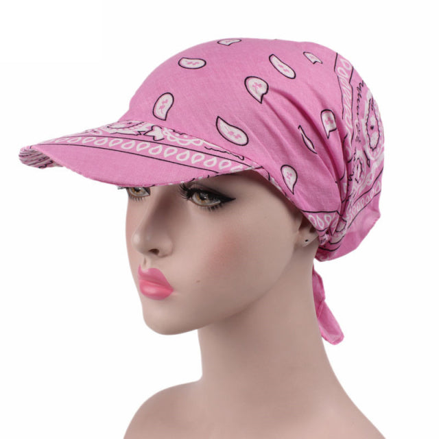 Women Men Unisex Cotton Hat Korean Fashion Square Scarf Cap Soft Headscarf Baseball Cap Outdoor Brim Sunshade Hats Gift Hip Hop
