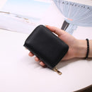 Women/men Business Card Holder Wallet Case Red/black/gray/yellow/blue/purple Credit Card Holder Case 26 Bits Zipper Card Wallet
