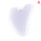 1pc Heart Shape SPA Massage Beeswax Gua sha Scraping Massage Scraper Face Massager Acupuncture Guasha Board Massager for face