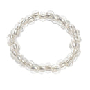 New Cute Transparent Resin Acrylic Handmade Beaded Rhinestone Colourful Geometric Square Round Rings for Women Y2k Jewelry Party