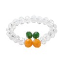 New Cute Transparent Resin Acrylic Handmade Beaded Rhinestone Colourful Geometric Square Round Rings for Women Y2k Jewelry Party