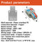 1/3/5/10/100pcs Universal Cable wire Connectors 222 TYPE Fast Home Compact wire Connection push in Wiring Terminal Block 2-8 Pin