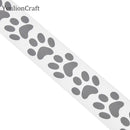 Chzimade 3X100CM Reflective Stickers For Clothing Hot Stamping Foil Heat Transfer Vinyl Film Reflective Tape DIY Iron On Fabric