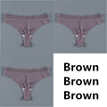 Panties For Women Seamless Panty Set Solid Invisible Underwear Sexy Low Waist Briefs Women's Underpants Lingerie Dropship 3 Pcs