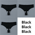 Panties For Women Seamless Panty Set Solid Invisible Underwear Sexy Low Waist Briefs Women's Underpants Lingerie Dropship 3 Pcs