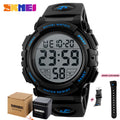 SKMEI Chrono Men Watch Top Luxury Brand Sport Watch Electronic Digital Male Wrist Clock Man 50M Waterproof Men's Watches 1258