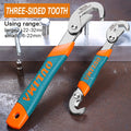AI-ROAD 14-30/30-60mm Universal Key Pipe Wrench Open End Spanner Set High-carbon Steel Snap N Grip Tool Plumber Multi Hand Tool