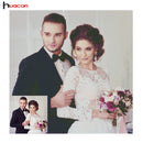 HUACAN Diamond Painting Photos Custom Full Square Picture of Rhinestones Diamond Embroidery Baby,Wedding and Parents gift