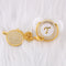 26 Initial Letters Transparent Baby Pacifier with Chain Clip Newborn Kids Baby Dummy Orthodontic Nipple Soother Dropshipping