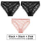 3PCS/Set Perspective Panties Sexy Women Underwear Floral Lace Panties Female Lingerie Briefs for Woman Intimate Pantys Plus Size