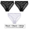 3PCS/Set Perspective Panties Sexy Women Underwear Floral Lace Panties Female Lingerie Briefs for Woman Intimate Pantys Plus Size
