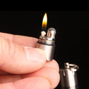 Mini Lighter Keychain Without Gasoline Kerosene Oil For Outdoor Portable Capsule Cigarette Lighters Metal Pendant Key Ring Tools