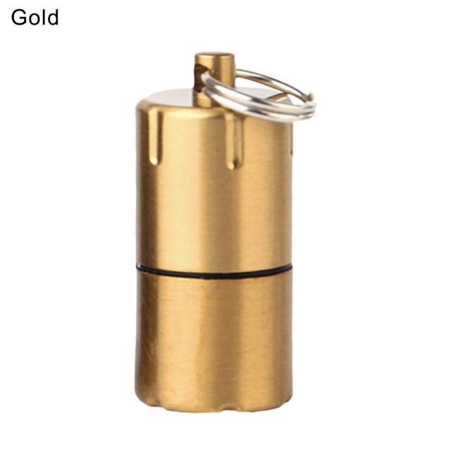 Mini Lighter Keychain Without Gasoline Kerosene Oil For Outdoor Portable Capsule Cigarette Lighters Metal Pendant Key Ring Tools
