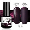LILYCUTE Matte Gel Nail Polish Matte Top Coat Need 7ML Autumn Color Hybrid Varnish Soak Off UV Gel Nail Art Design Gel Polish