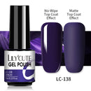 LILYCUTE Matte Gel Nail Polish Matte Top Coat Need 7ML Autumn Color Hybrid Varnish Soak Off UV Gel Nail Art Design Gel Polish