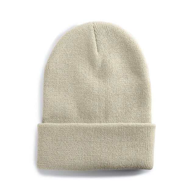 New Unisex Multicolor Autumn & Winter Beanie Hat Men Basic Daily Beanie Women Soft Knitted Hat Elegant All-match Streetwear Cap