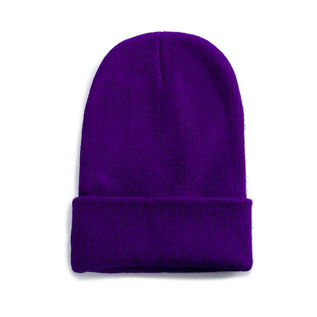 New Unisex Multicolor Autumn & Winter Beanie Hat Men Basic Daily Beanie Women Soft Knitted Hat Elegant All-match Streetwear Cap