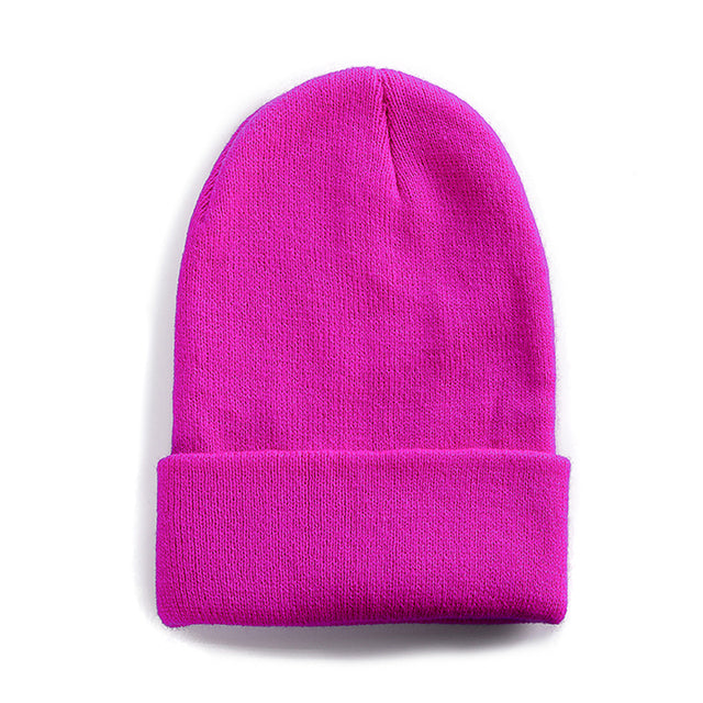 New Unisex Multicolor Autumn & Winter Beanie Hat Men Basic Daily Beanie Women Soft Knitted Hat Elegant All-match Streetwear Cap