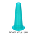 2pcs Silicone Cupping Suction Can Vacuum Face Massage Cup for Facial Leg Arm Relaxation Household Health Care Tool