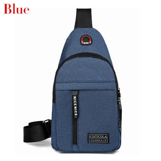 Small Canvas Chest Pack for Men Women Crossbody Bags Hip Hop Streetwear Bag Fanny Pack Multifunction Mini Belt Waist Chest Bag