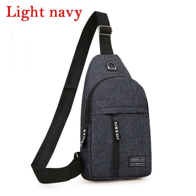 Small Canvas Chest Pack for Men Women Crossbody Bags Hip Hop Streetwear Bag Fanny Pack Multifunction Mini Belt Waist Chest Bag