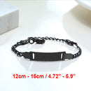 Vnox Personalize Mom Baby Name Bracelets Non Allergy Stainless Steel Infant Baptism Custom Family Love Gifts Adjustable Jewelry