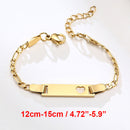 Vnox Personalize Mom Baby Name Bracelets Non Allergy Stainless Steel Infant Baptism Custom Family Love Gifts Adjustable Jewelry