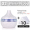 300ML USB Air Humidifier Electric Aroma Diffuser Mist Wood Grain Oil Aromatherapy Mini Have 7 LED Light For Car Home Office