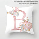 Custom Pink Letter Decorative Cushion Cover Wedding Party Decoration Wedding Decorative Pillow Party Supplies Wedding Ornaments