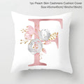 Custom Pink Letter Decorative Cushion Cover Wedding Party Decoration Wedding Decorative Pillow Party Supplies Wedding Ornaments
