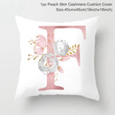 Custom Pink Letter Decorative Cushion Cover Wedding Party Decoration Wedding Decorative Pillow Party Supplies Wedding Ornaments